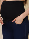 Maternity Stretchy Jeans- Skinny-fit, Dark Blue