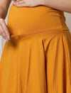 Maternity Adjustable Flared Skirt - Casablanca