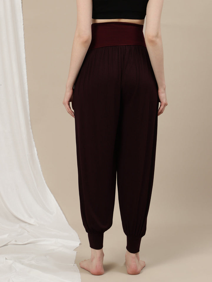 Pregnancy Soft Comfy Pajama- Wine Berry