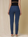 Straight-Leg Maternity Jeans- Denim Blue