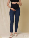 Straight-Leg Maternity Jeans - Blue