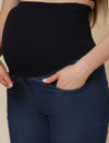 Straight-Leg Maternity Jeans - Blue