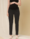 Straight Fit Maternity Jeans- Charcoal Grey