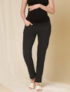 Straight Fit Maternity Jeans- Charcoal Grey