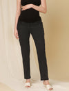Straight Fit Maternity Jeans- Charcoal Grey