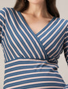 Maternity & Nursing Striped Stretchy Maxi Dress
