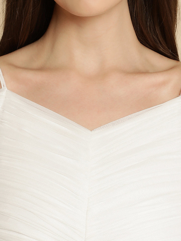 Maternity White Dress Gown