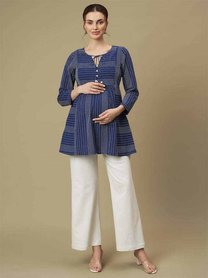 Maternity White Flare Bell Bottom Jeans