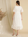 Maternity White Lace Dress