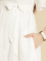 Maternity White Lace Dress