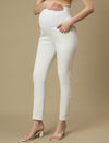 Maternity White Slim Fit Jeans