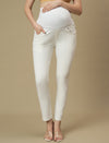 Maternity White Slim Fit Jeans