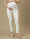 Maternity White Slim Fit Jeans