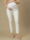 Maternity White Slim Fit Jeans
