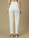 Maternity White Straight Leg Jeans