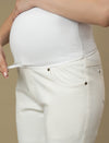 Maternity White Straight Leg Jeans