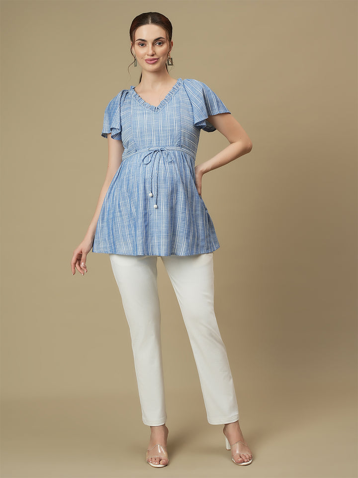 Maternity White Straight Leg Jeans