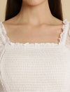 Maternity White Top Blouse