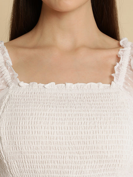 Maternity White Top Blouse