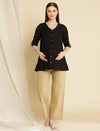Maternity Beige Formal Pants