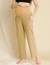 Maternity Beige Formal Pants