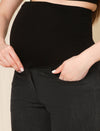 Wide Leg Maternity Jeans- Charcoal Grey