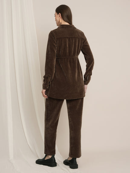 Maternity Winter Corduroy Co-ord Set