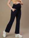 Maternity Winter Fleece Co-ord Set- Navy Blue