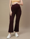 Maternity Winter Fleece Co-ord Set- Wine Berry