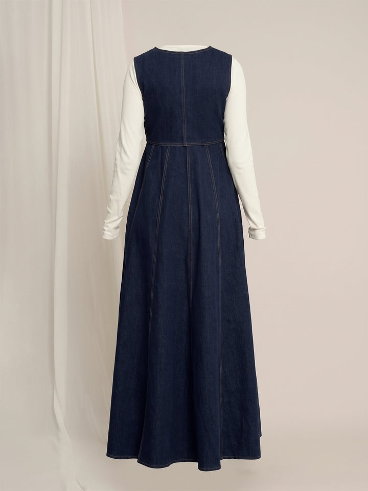 Maternity Winter Denim Dress & Jacket