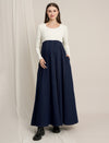 Maternity Winter Denim Dress & Jacket