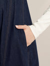 Maternity Winter Denim Dress & Jacket