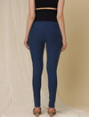 Fleece Maternity Winter Jeggings- Denim Blue