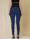 Fleece Maternity Winter Jeggings- Midnight Blue