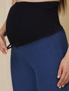 Fleece Maternity Winter Jeggings- Midnight Blue