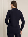 Maternity Winter Fleece Co-ord Set with Zip - Navy Blue