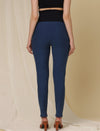 Winter Fleece Maternity Denim Pants- Denim Blue