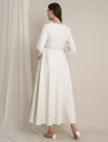 Maternity Winter Lurex Tweed Maxi Dress with Jacket