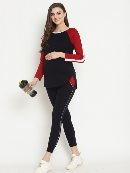 Maternity Leggings- Winter (French Terry Lined)