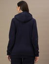 Winter Fleece Maternity Hoodie Set- Navy Blue