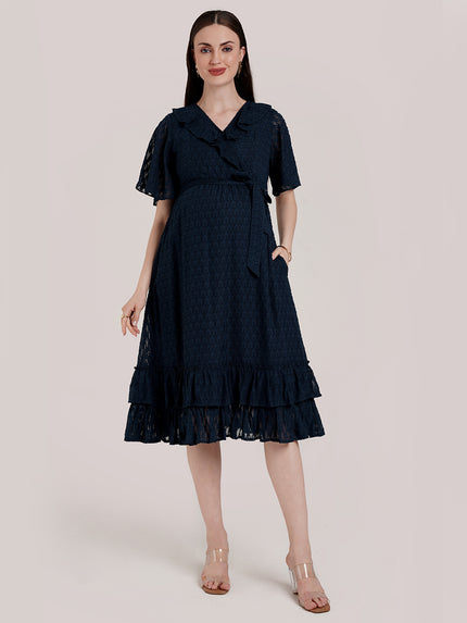 Buy Maternity Wrap Midi Dress Buy Maternity Wrap Midi Dress