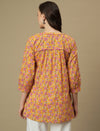 Maternity Yellow Short Kurti Tunic Top
