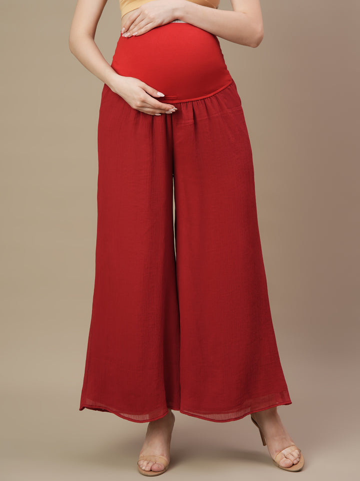 3pc. Maternity Anarkali Kurta with Palazzo Set