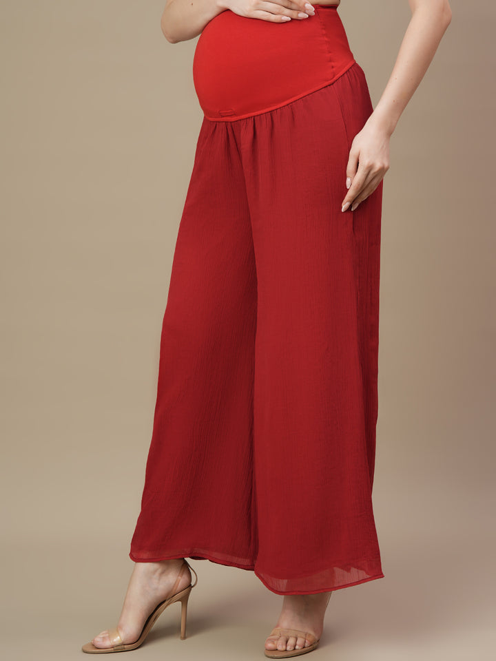 3pc. Maternity Anarkali Kurta with Palazzo Set