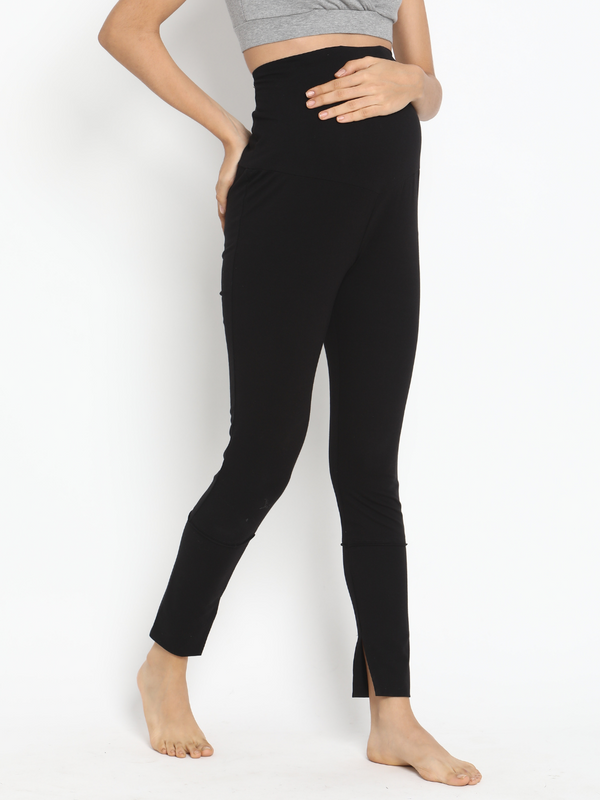 Overbelly Cotton Knit Maternity Leggings