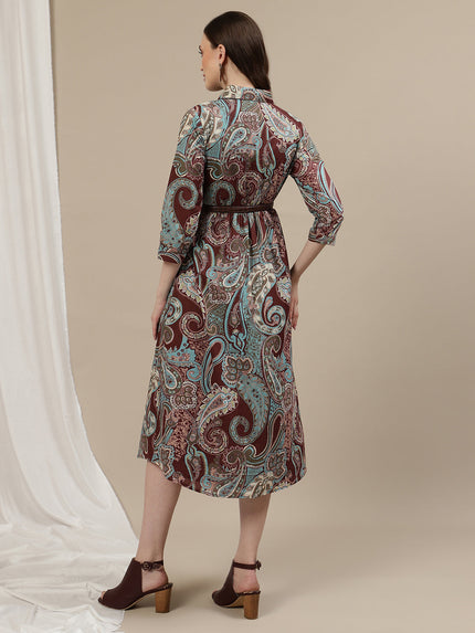 Maternity Midi Shirt Dress