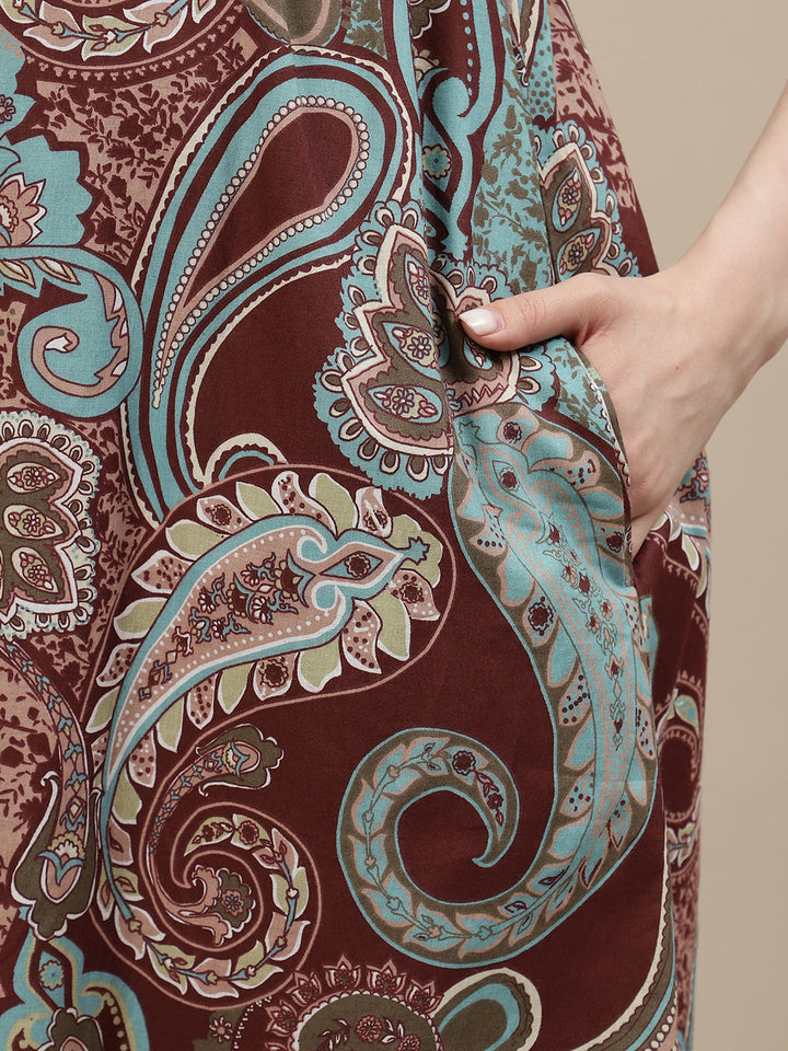 Maternity Midi Shirt Dress