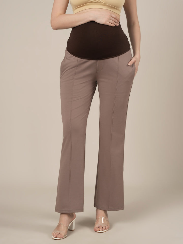 Mousse Maternity Pintuck Bootcut Pants