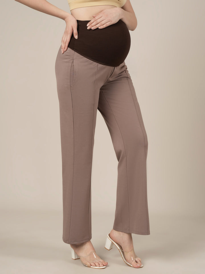Mousse Maternity Pintuck Bootcut Pants