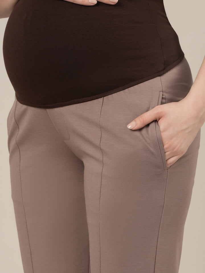 Mousse Maternity Pintuck Bootcut Pants